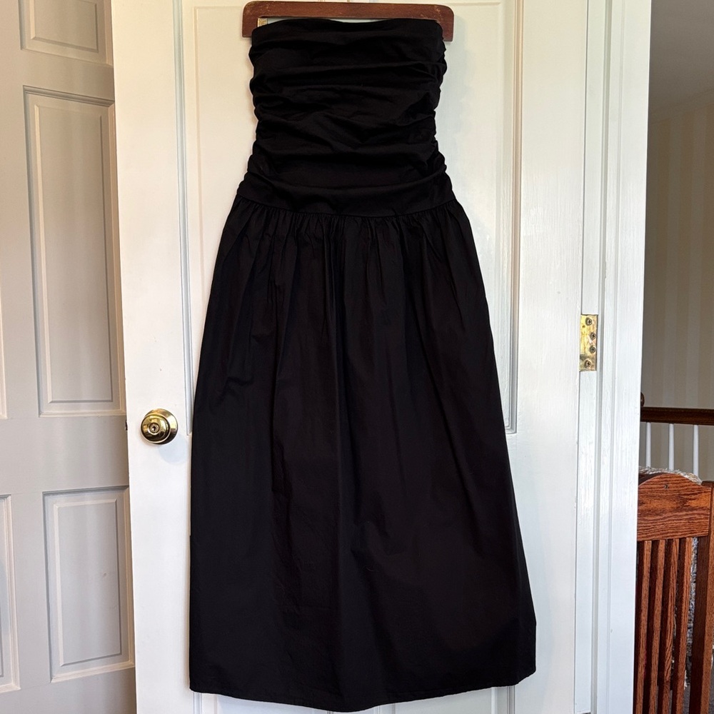 Band of the Free Strapless Black Maxi Dress